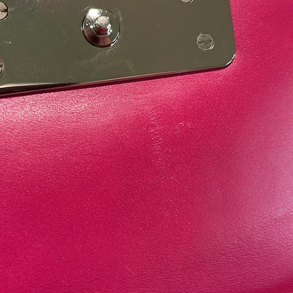 💖Barbie Pink Coach Kristin Bifold Patent Leather Wallet - Picture 6 of 9